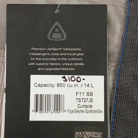 Jansport CURBSIDE messenger - Forge Grey/New Gunsmoke grey - Picture 16 of 16